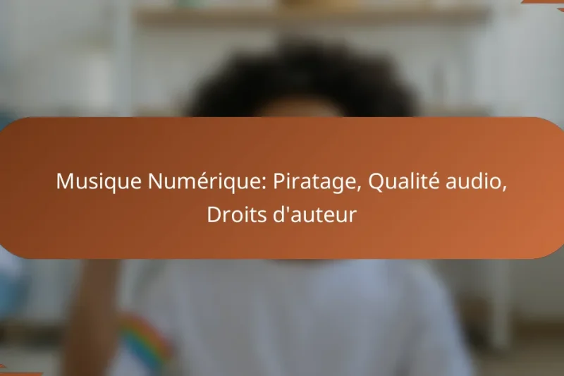 Musique Numérique: Piratage, Qualité audio, Droits d’auteur